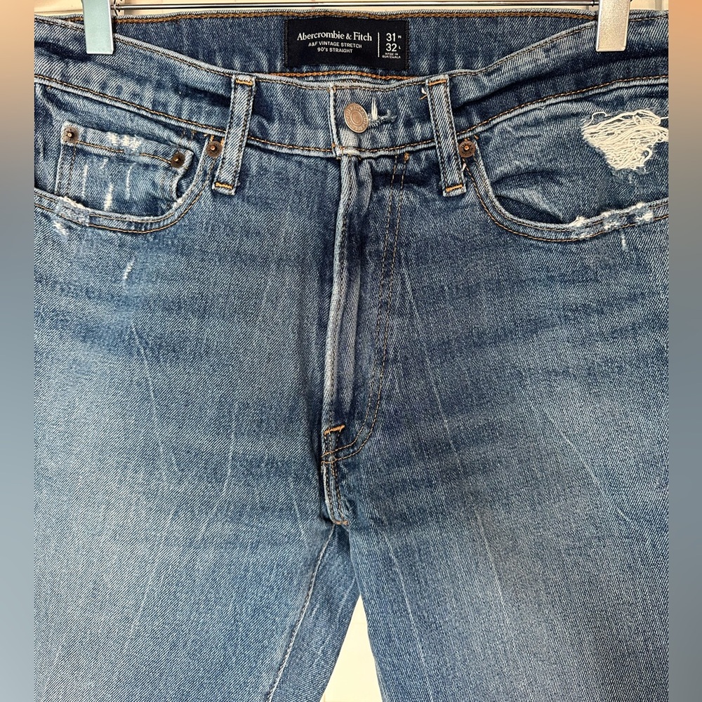 Abercrombie Vintage Stretch 90’s Straight blue jeans